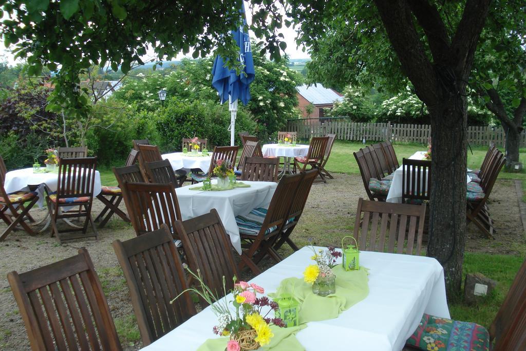 Traditionsgasthof Zum Luedertal Bimbach Bagian luar foto
